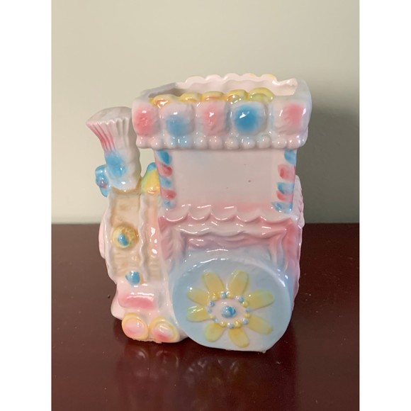 Retro train planter - nursery planter - pencil holder - Japan 5680 - Picture 3 of 10